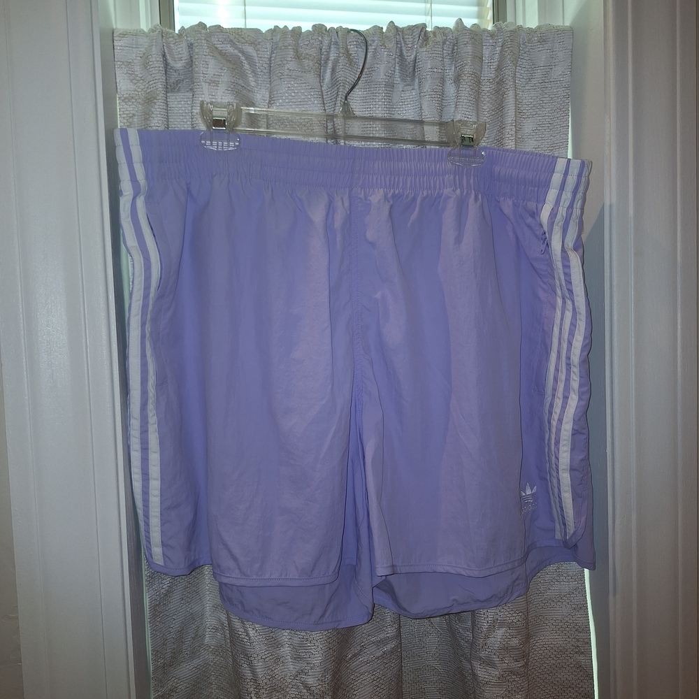 Adidas Purple Athletic Shorts Lightweight Comfort
